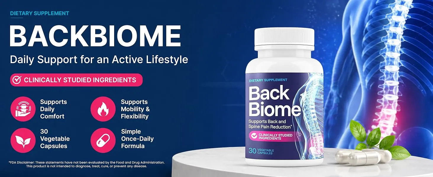 BackBiome™ Healthy Spine & Mobility Support